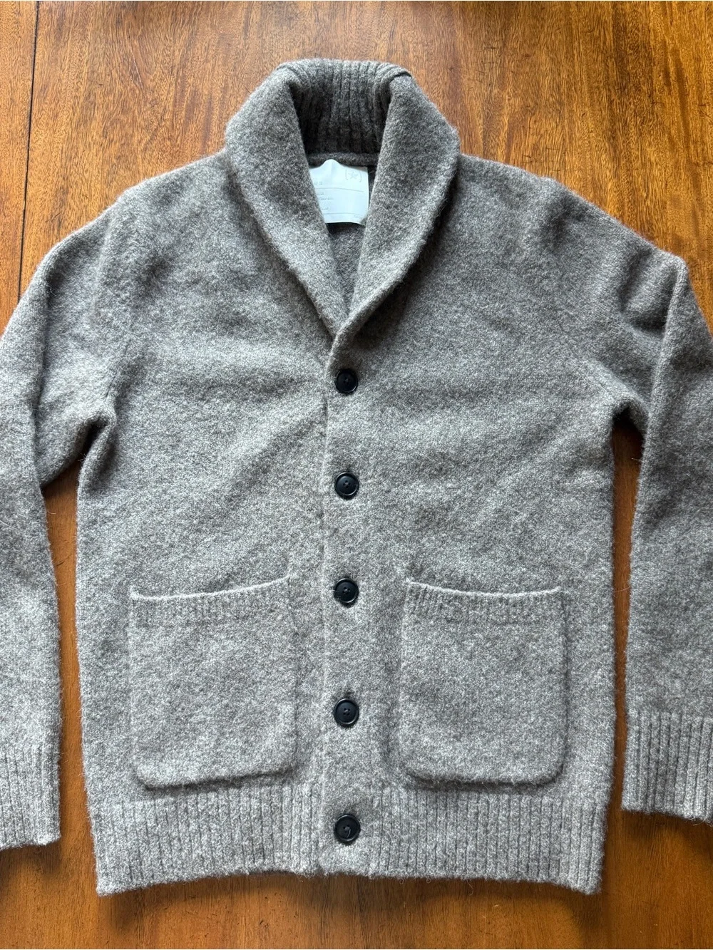 Banana Republic Men’s Yak Hair Alpaca Merino Shawl Collar Cardigan Sweater Small